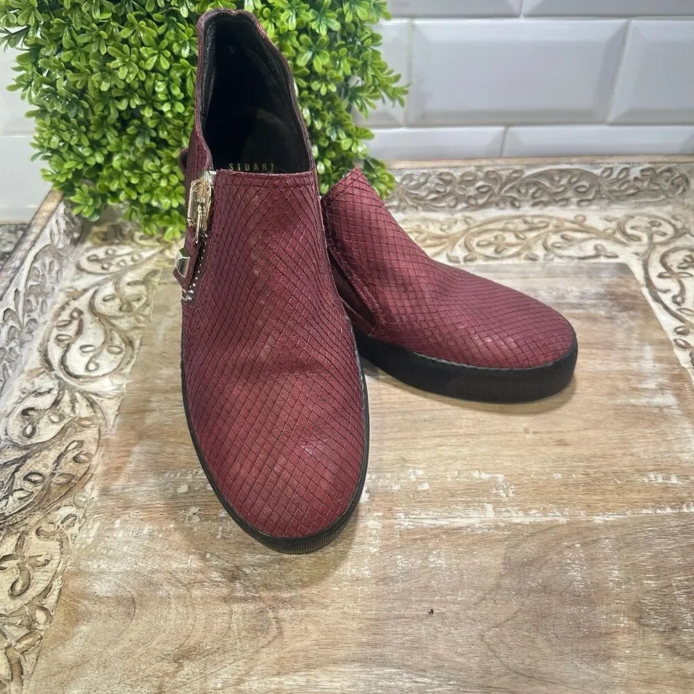 Stuart Weitzmam Leather Flats Size 7.5 - Picture 9 of 11